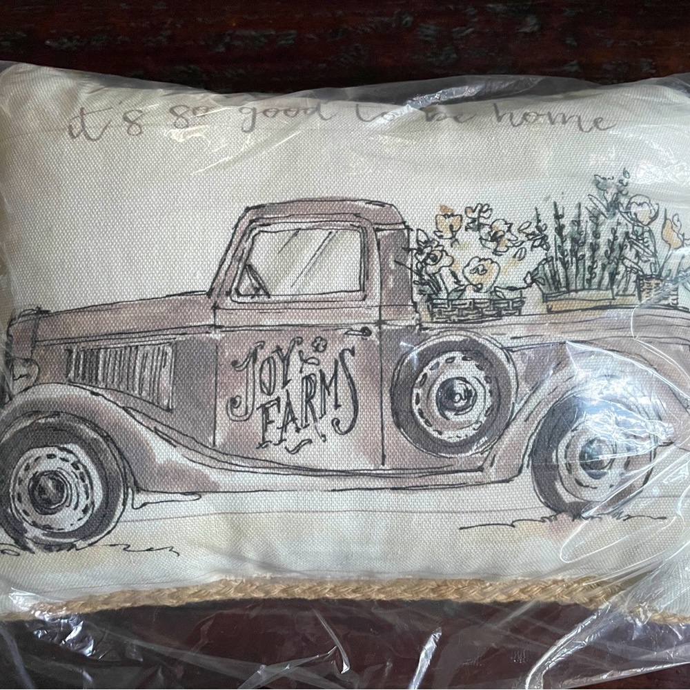 “it’s so good to be home” shabby chic throw pillow